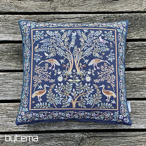 Funda de cojín tapiz WILLIAM MORRIS azul