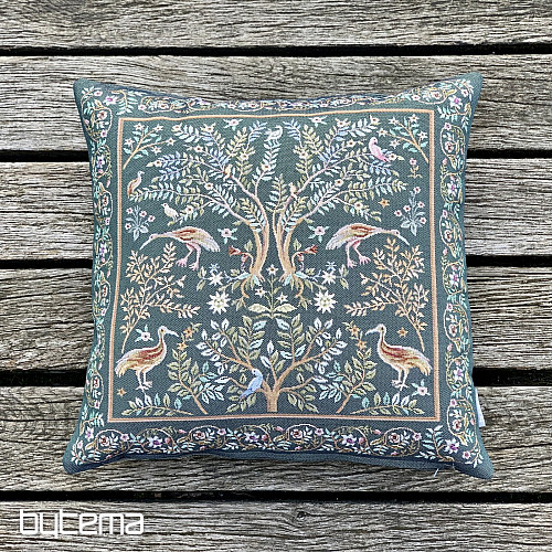 Funda de cojín tapiz WILLIAM MORRIS verde