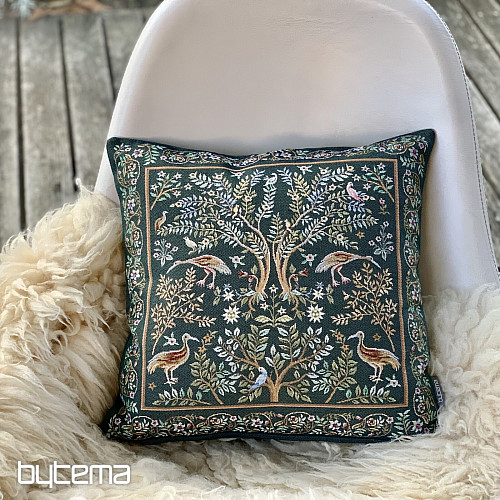 Funda de cojín tapiz WILLIAM MORRIS verde