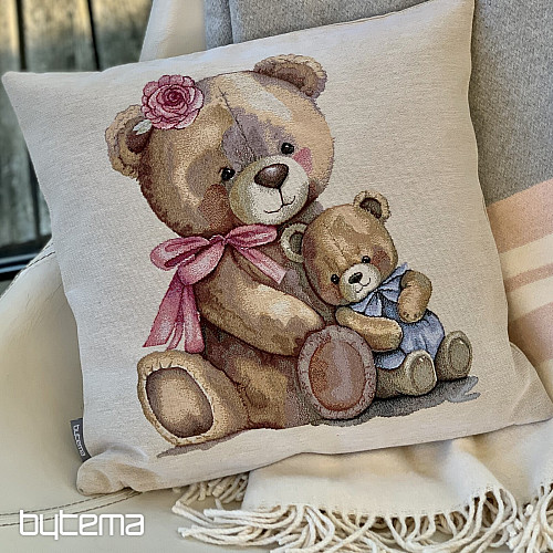Funda de cojín tapiz MISS OSO