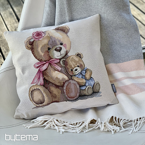 Funda de cojín tapiz MISS OSO
