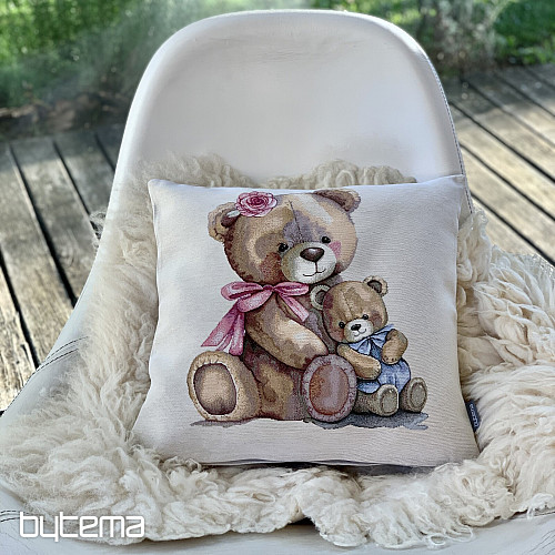 Funda de cojín tapiz MISS OSO