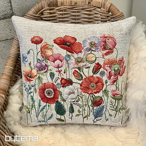 Funda de cojín tapiz POPPY ROMANCE
