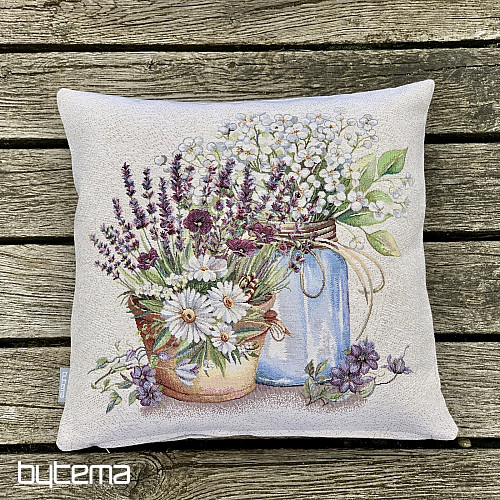 Funda de cojín tapiz LA BELLEZA EN UNA MACETA