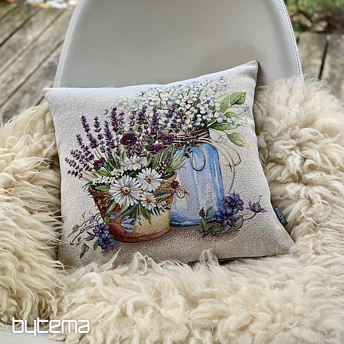 Funda de cojín tapiz LA BELLEZA EN UNA MACETA