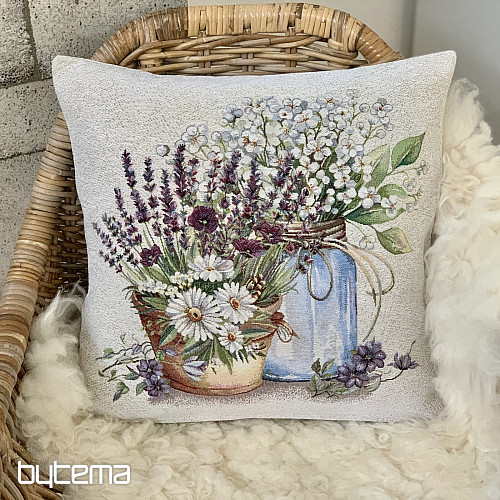 Funda de cojín tapiz LA BELLEZA EN UNA MACETA