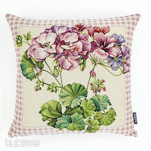 Funda de cojín tapiz PELARGONIE