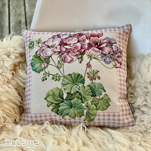 Funda de cojín tapiz PELARGONIE