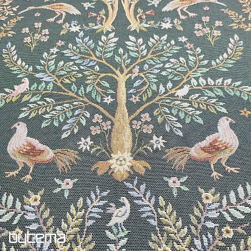 Tela tapiz WILLIAM MORRIS verde