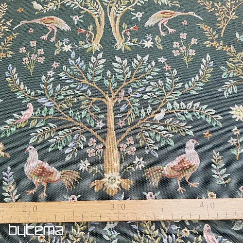 Tela tapiz WILLIAM MORRIS verde