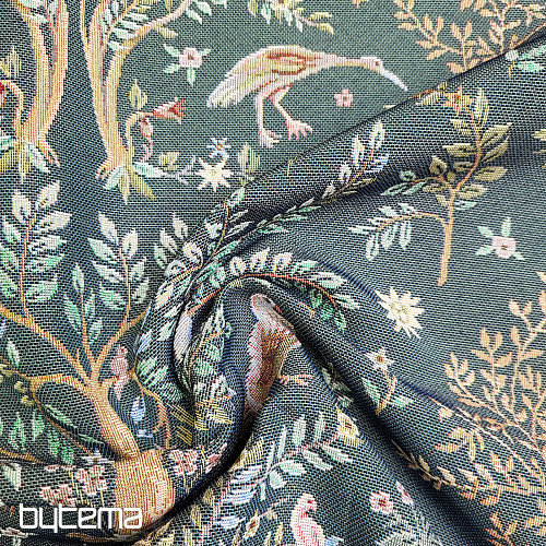 Tela tapiz WILLIAM MORRIS verde