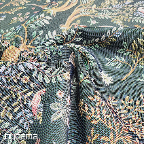 Tela tapiz WILLIAM MORRIS verde