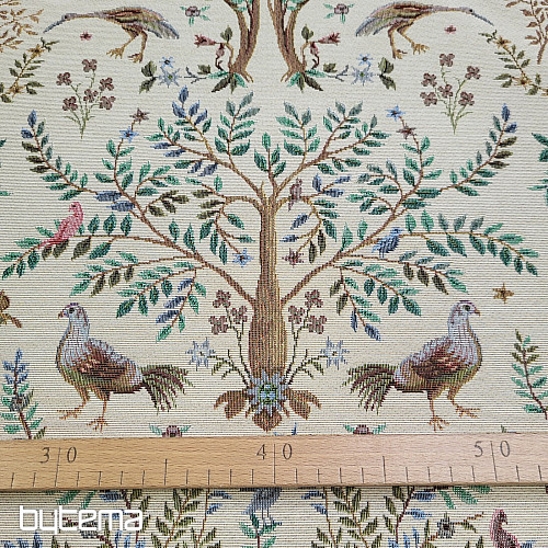 Tela tapiz WILLIAM MORRIS beige