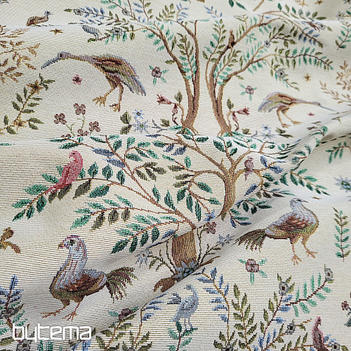 Tela tapiz WILLIAM MORRIS beige