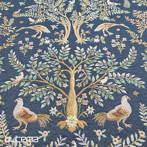 Tela tapiz WILLIAM MORRIS azul