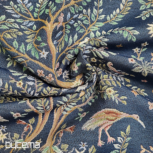 Tela tapiz WILLIAM MORRIS azul