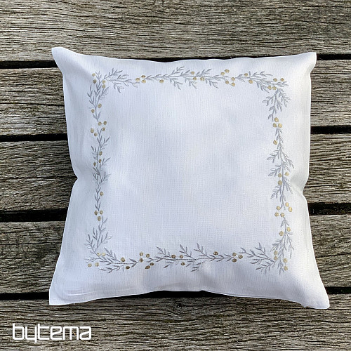 Revestimiento decorativo navideño MYLTLE SILVER