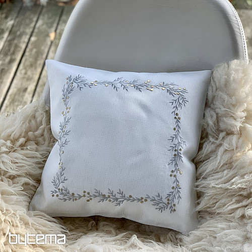Revestimiento decorativo navideño MYLTLE SILVER