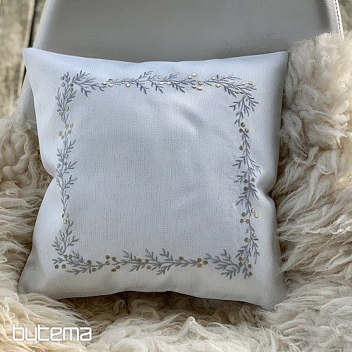 Revestimiento decorativo navideño MYLTLE SILVER