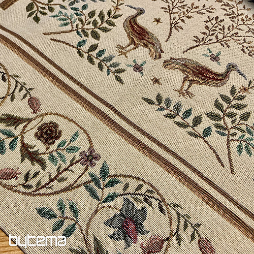 Mantel tapiz y chal WILLIAM MORRIS beige
