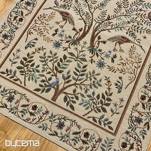 Mantel tapiz y chal WILLIAM MORRIS beige