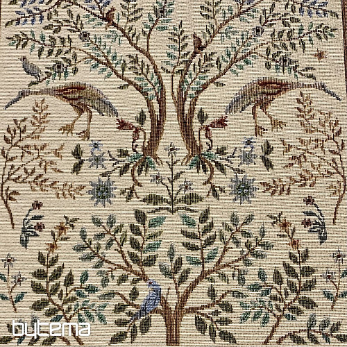 Mantel tapiz y chal WILLIAM MORRIS beige