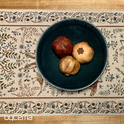 Mantel tapiz y chal WILLIAM MORRIS beige