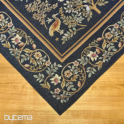 Mantel tapiz y bufanda WILLIAM MORRIS azul