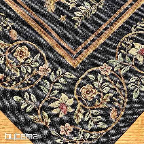 Mantel tapiz y bufanda WILLIAM MORRIS azul