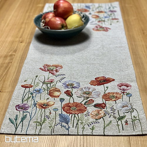 Mantel tapiz y pañuelo POPPY ROMANCE