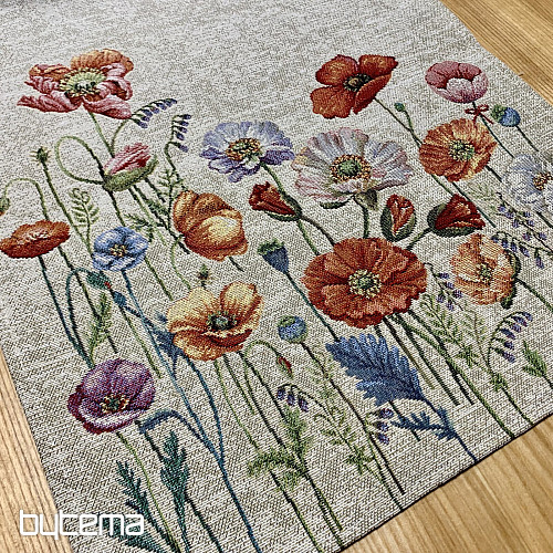 Mantel tapiz y pañuelo POPPY ROMANCE