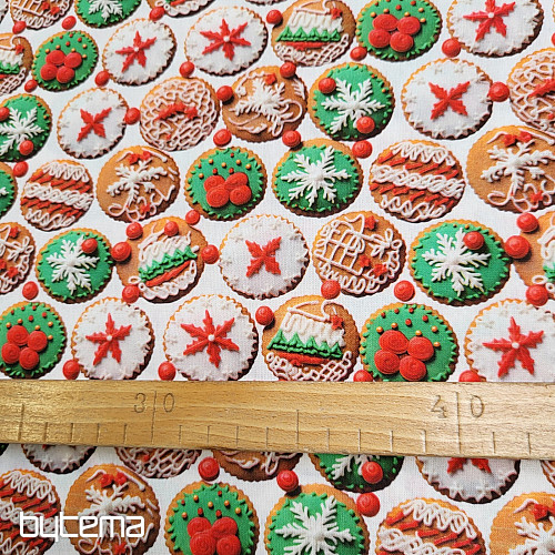 Tela de algodón CUPS DE GINGERBALL