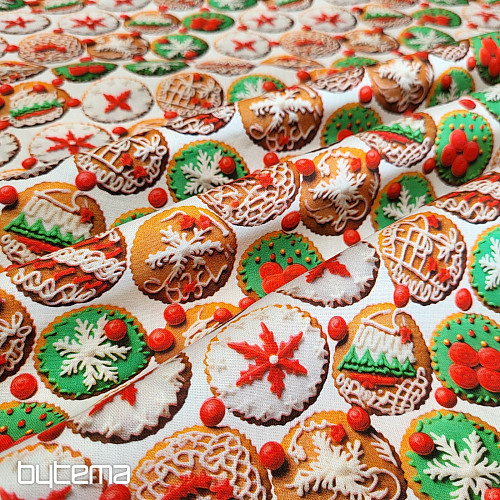 Tela de algodón CUPS DE GINGERBALL