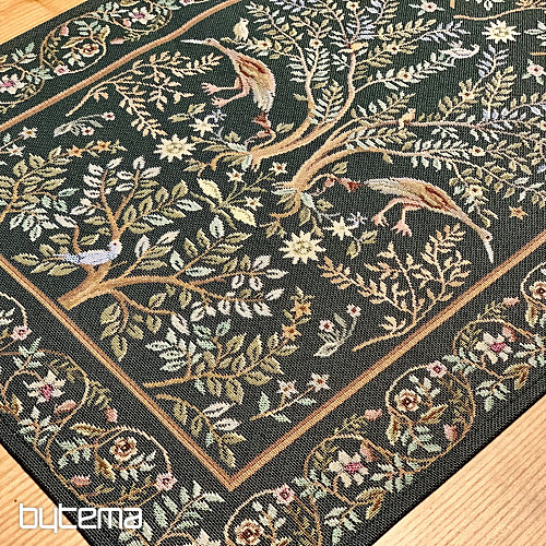Mantel tapiz y bufanda WILLIAM MORRIS verde
