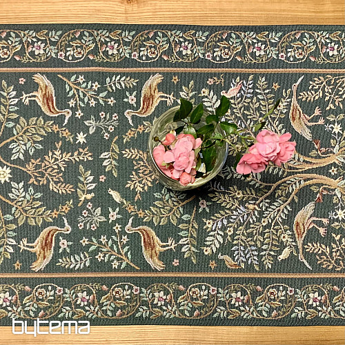 Mantel tapiz y bufanda WILLIAM MORRIS verde