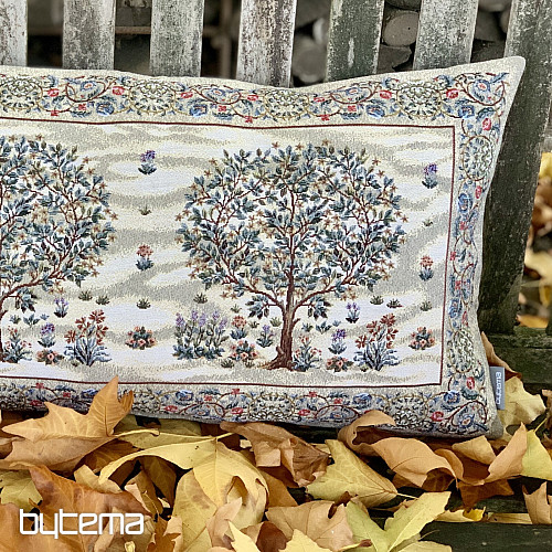 Cojín tapiz ÁRBOL DE LA FELICIDAD beige