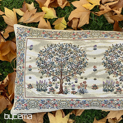 Cojín tapiz ÁRBOL DE LA FELICIDAD beige