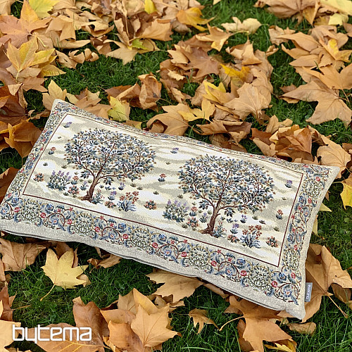 Cojín tapiz ÁRBOL DE LA FELICIDAD beige