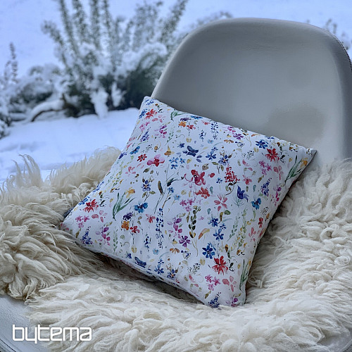 Funda de cojín decorativa FLORES DE CALA