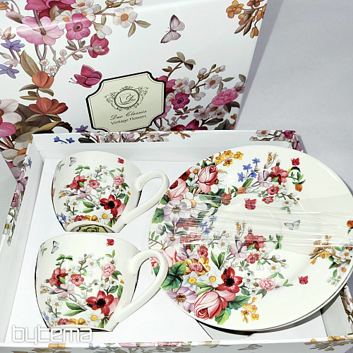 Juego de vajilla FLORES VINTAGE