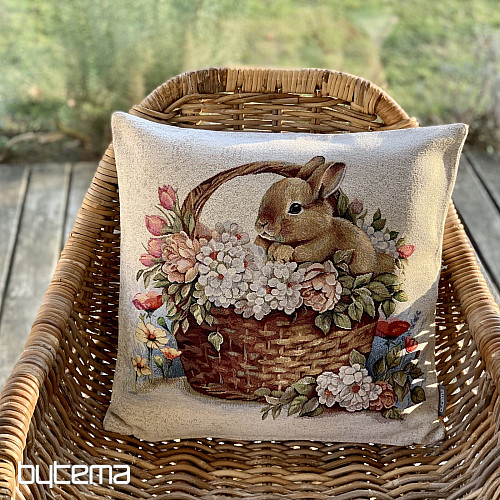 Funda tapiz Pascua DESNUDO EN UNA CESTA