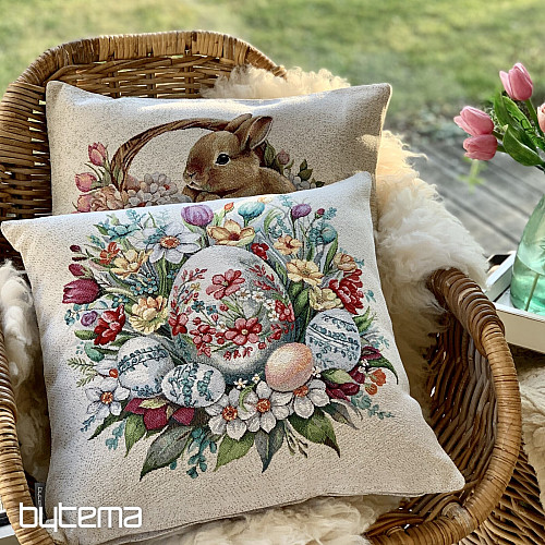 Funda tapiz Pascua DESNUDO EN UNA CESTA