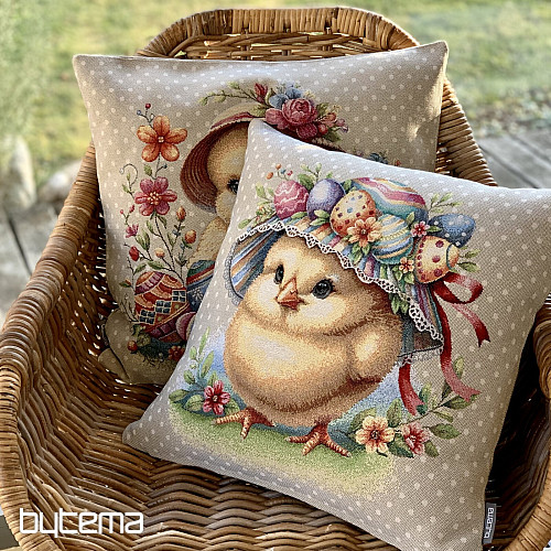 Funda tapiz de Pascua POLLO CON LAZO