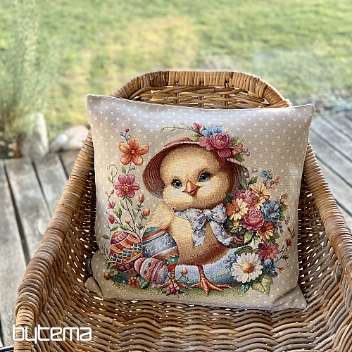 Funda tapiz de Pascua POLLO CON LAZO