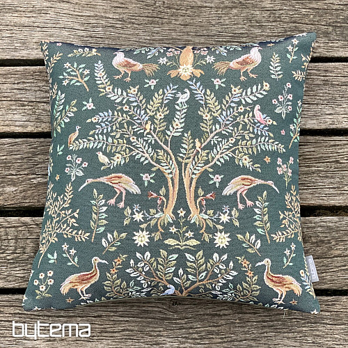 Funda de cojín tapiz WILLIAM MORRIS verde - all over