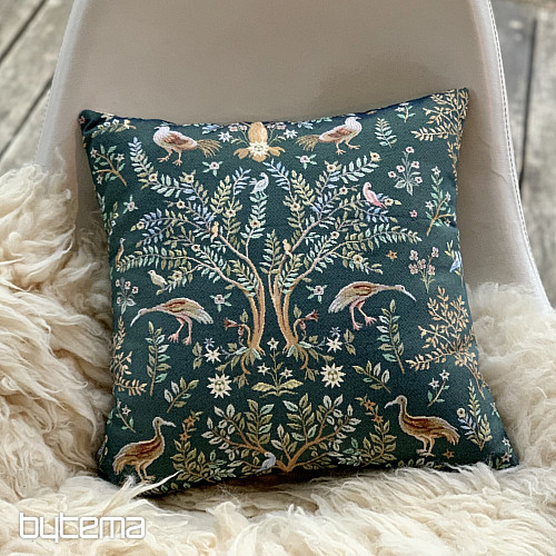 Funda de cojín tapiz WILLIAM MORRIS verde - all over