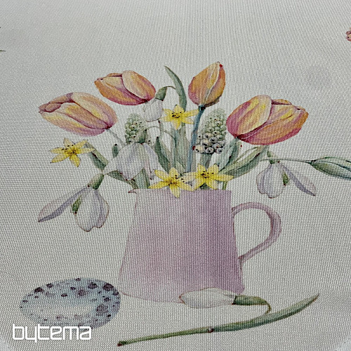 Mantel y bufanda DELICIA DE PRIMAVERA