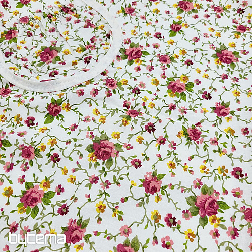 Delantal con pechera ROSAS