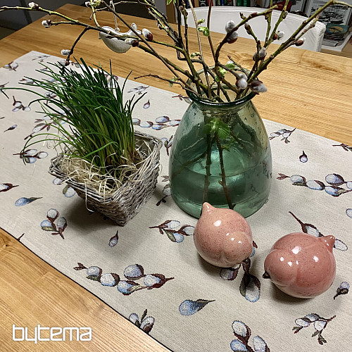 Mantel y pañuelo tapiz GATOS JÍVA