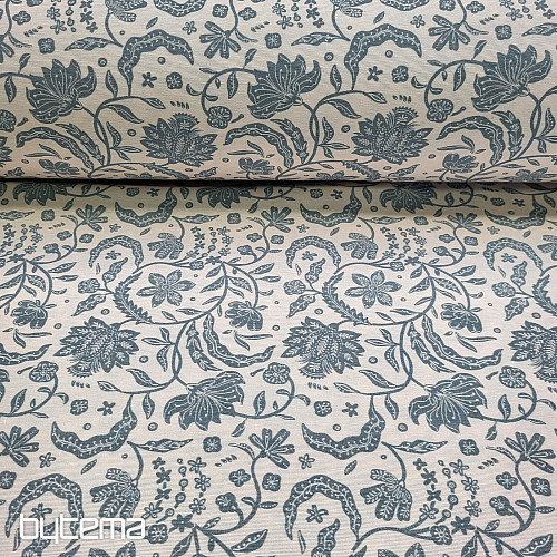 Tejido decorativo AZUL TIRIAN